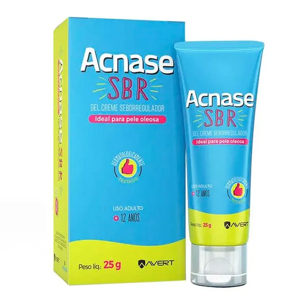 Gel Creme Seborregulador Acnase SBR Pele Oleosa 25g