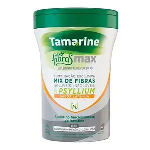 Mix De Fibras Tamarine Fibras Max Laranja Zero 225g em Pó + Colher Dosadora