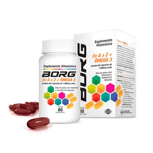 Suplemento Alimentar Borg de A a Z + Ômega 3 60 Cápsulas Gel
