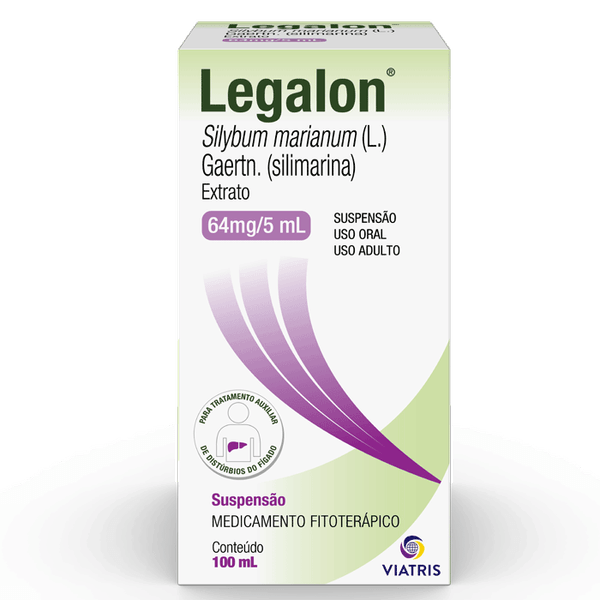 Hepatoprotetor Legalon 64mg/5ml 100ml Suspensão Oral