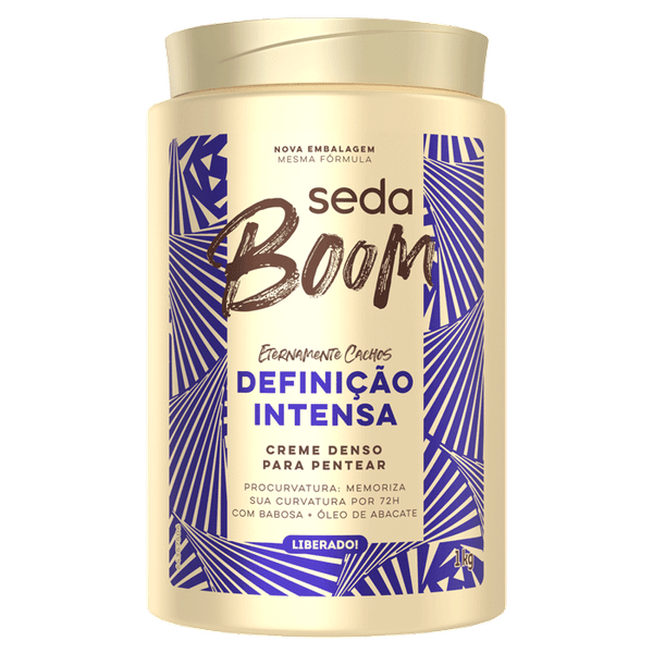 Creme para Pentear Seda Boom Definição Intensa 1kg