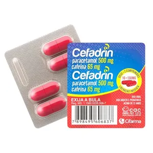Cefadrin 500mg + 65mg 4 Comprimidos Revestidos