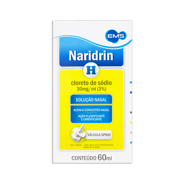 Solução Nasal Naridrin H 3% 60ml