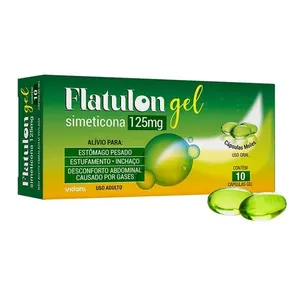 Flatulon Gel 125mg 10 Cápsulas Moles