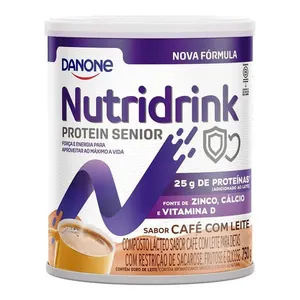 Suplemento Alimentar Nutridrink Protein Senior Café com Leite 750g Suplemento alimentar Nutridrink Protein Baunilha 200ml