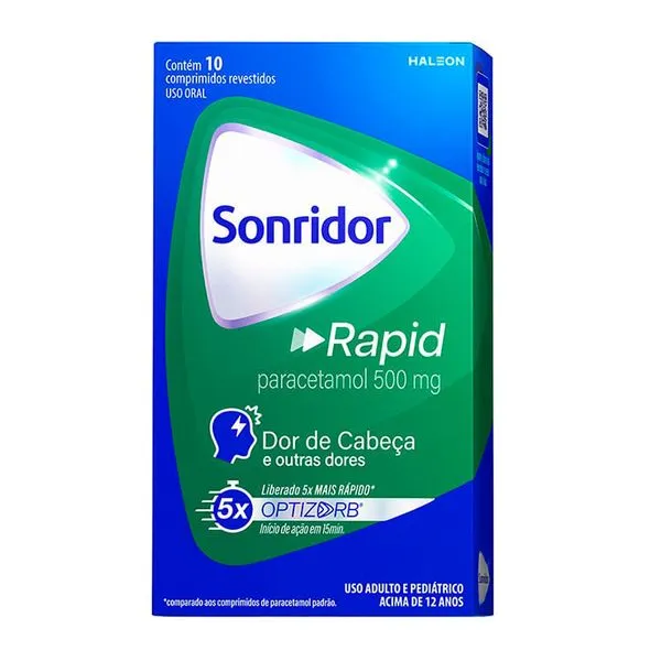 Sonridor Rapid 500mg 10 Comprimidos