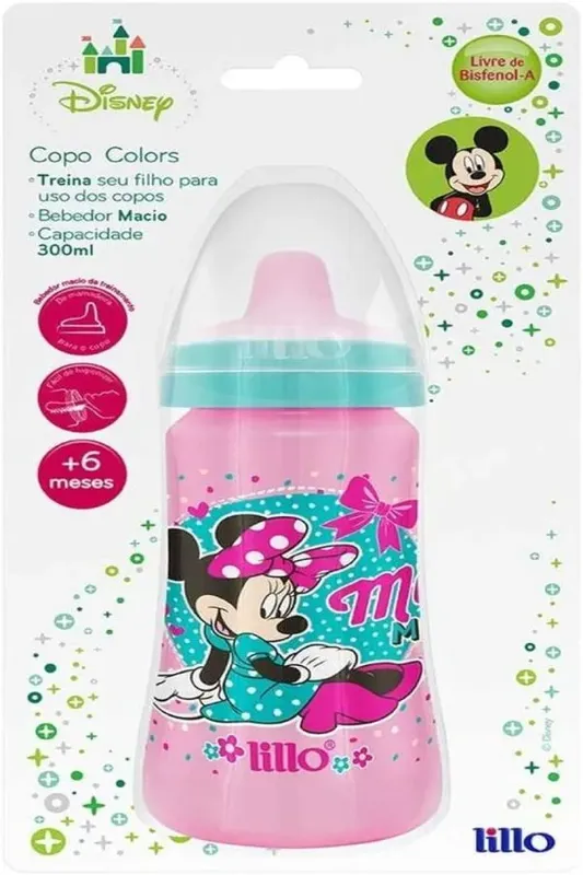 Copo Infantil Lillo Minnie Mouse 300ml Collors - 305031