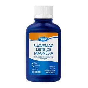 Leite de Magnésia Triane Suavemag Suspensão Oral Sabor Tradicional 100ml