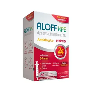 Aloff Xpe 60ml Xarope 0,5mg/ml Tutti Frutti