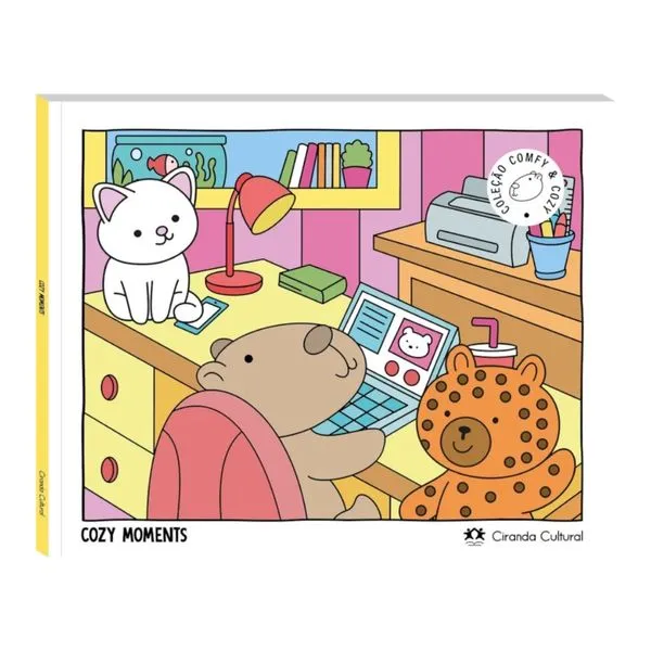 Livro de Colorir Cozy Moments 22 Páginas - Ciranda Cultural
