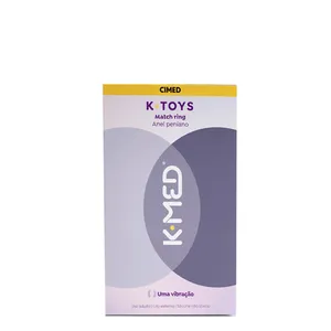 Anel Peniano Vibratório K-Med Sex Education Verde K-Toys 1 Unidade