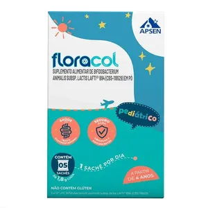 Probiótico Floracol Pediatric 5 Sachês de 1,8g Cada