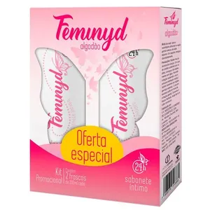 Kit Feminyd Sabonete Íntimo Feminino Algodão 2 Unidades 200ml Cada