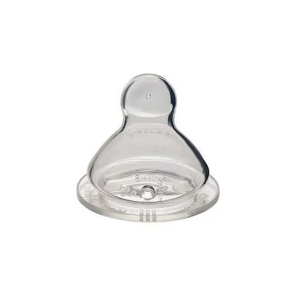 Bico para Mamadeira Lolly Nenny Big Ortodôntico +6 meses Fluxo Médio Silicone Tamanho 2 1 Unidade