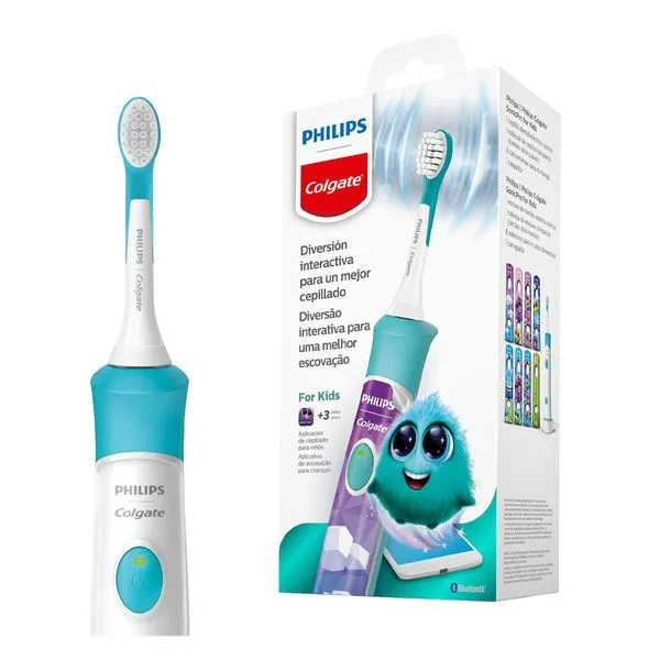 Escova de Dente Elétrica Philips Colgate Sonic Pro Kids 1 Unidade
