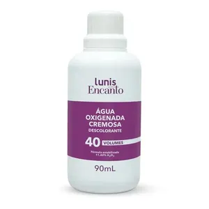 Água Oxigenada 40 Volumes Lunis Encanto 90ml Agua Oxigenada 40 Volumes Lunis Encanto 90ml