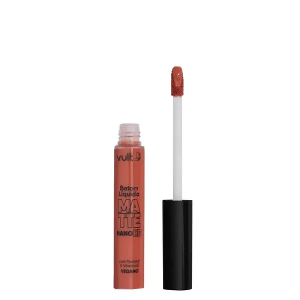 Batom Líquido Matte Vult Nano Hd Amêndoa 5ml Amêndoa