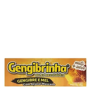 Bala de Gengibre Gengibrinha Mel 40g