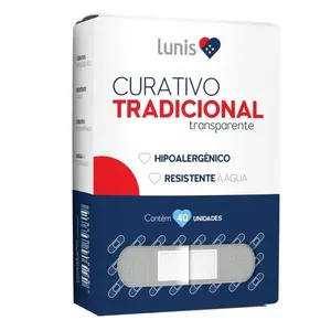 Curativo Transparente Lunis Com 40 Unidades