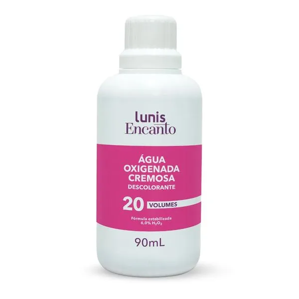 Água Oxigenada 20 Volumes Lunis Encanto 90ml Agua Oxigenada 20 Volumes Lunis Encanto 90ml