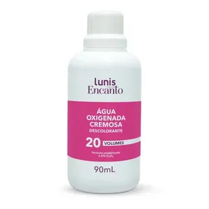 Água Oxigenada 20 Volumes Lunis Encanto 90ml Agua Oxigenada 20 Volumes Lunis Encanto 90ml