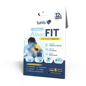 Adesivo Flexível Lunis Aliviofit 6 Unidades Adesivo Flexivel Lunis Aliviofit 6 Unidades
