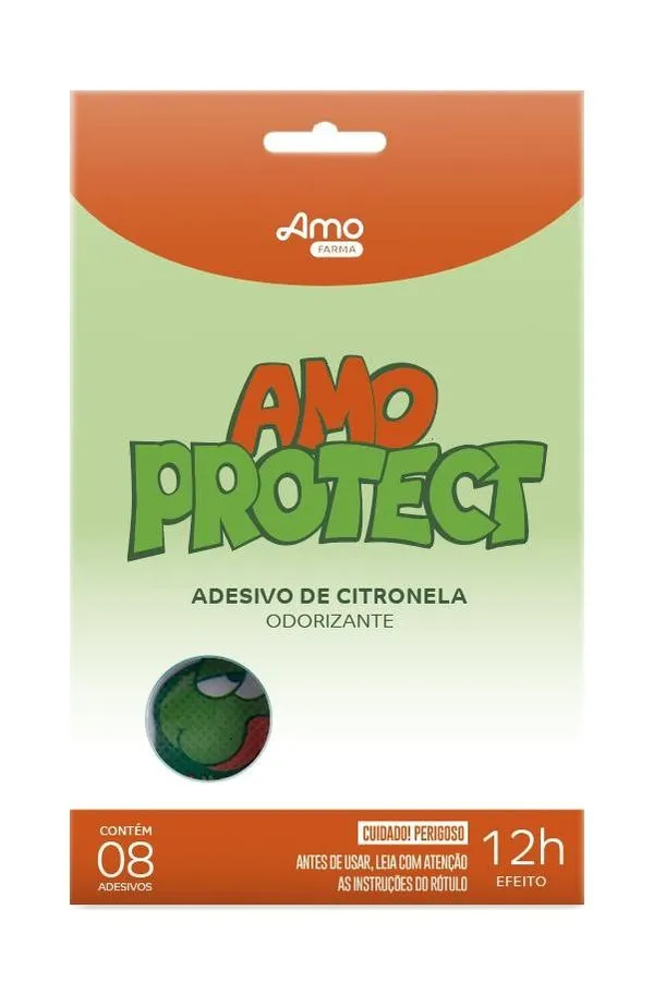 Adesivo De Citronela Amo Protect 8 Unidades