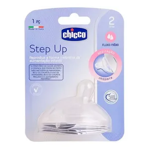 Bico Mamadeira Chicco Step Up Fluxo Médio 2M+ 1 Unidade
