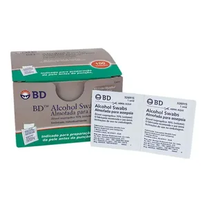 Álcool Swab Bd Com 100 Lenços Alcool Swab Bd Com 100 Lencos