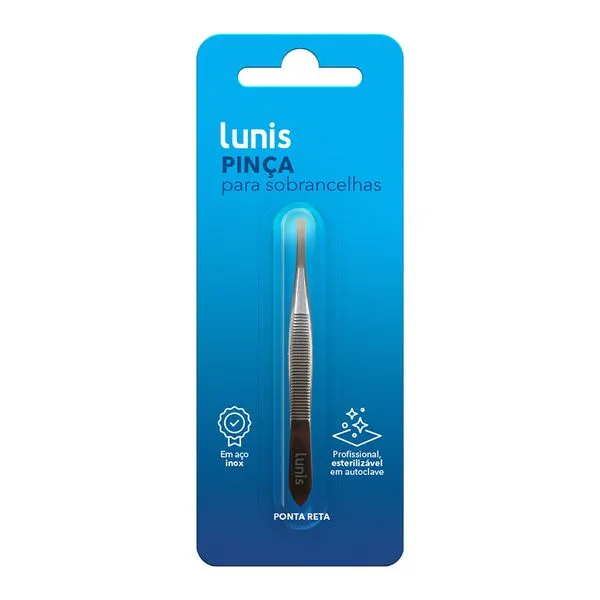 Pinça Lunis Ponta Reta Pinca Lunis Ponta Reta