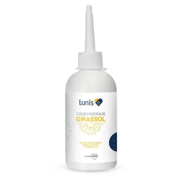 Loção Oleosa De Girassol Lunis 200ml Locao Oleosa De Girassol Lunis 200ml