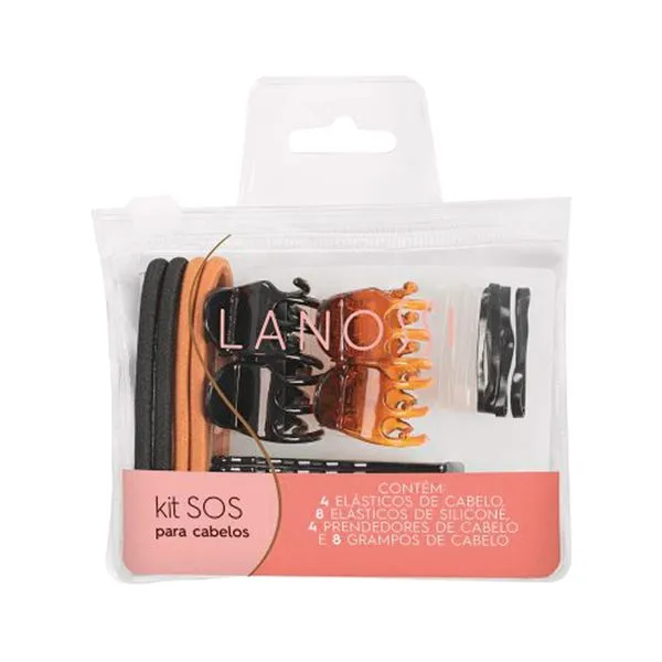 Acessorios Sos Para Cabelo Lanossi Com 4+8+4+8 Ls2542