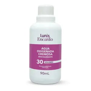 Água Oxigenada 30 Volumes Lunis Encanto 90ml Agua Oxigenada 30 Volumes Lunis Encanto 90ml