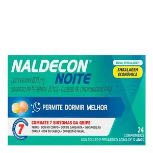 Naldecon Noite 400mg 24 comprimidos