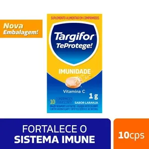 Vitamina C Cewin 1g Sabor Laranja 10 Comprimidos Efervescentes