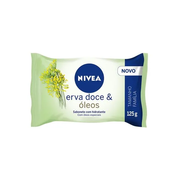 Sabonete Barra Nivea Hidratante Erva Doce 125G