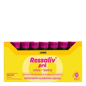 Hepatoprotetor Ressaliv Pré Abacaxi 1 Flaconete de 10ml