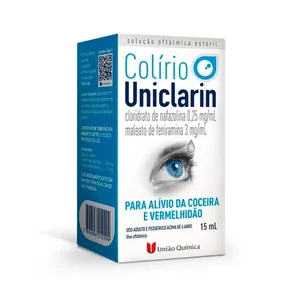 Colírio Uniclarin Solução Oftálmica 15ml