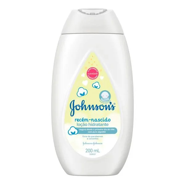 Loção Hidratante Johnson's Baby Recém-Nascido 200ml