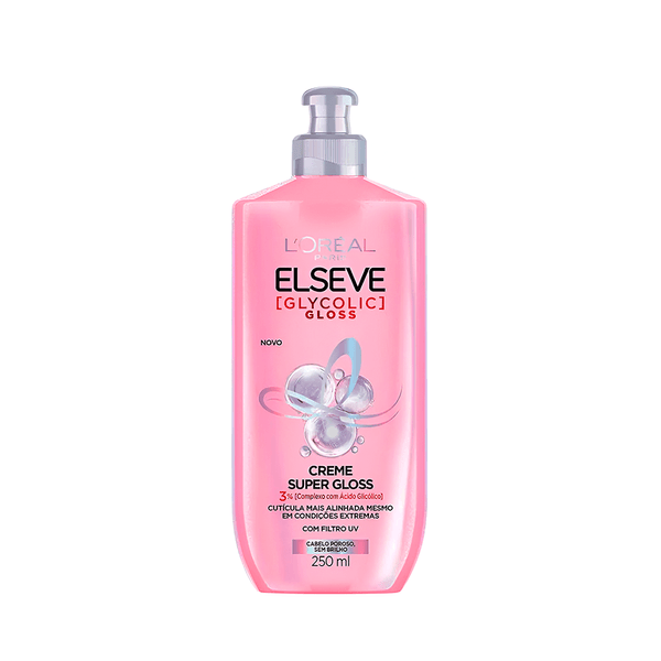 Creme para Pentear L'Oréal Paris Elseve Glycolic Gloss – 250ml
