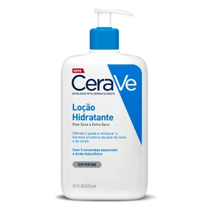 Loção Hidratante Corporal CeraVe Hidratação 24h para Peles Secas 473ml