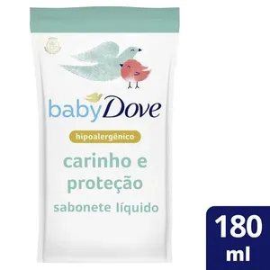 Sabonete Líquido Infantil Baby Dove Hidratação Sensível Refil 180ml