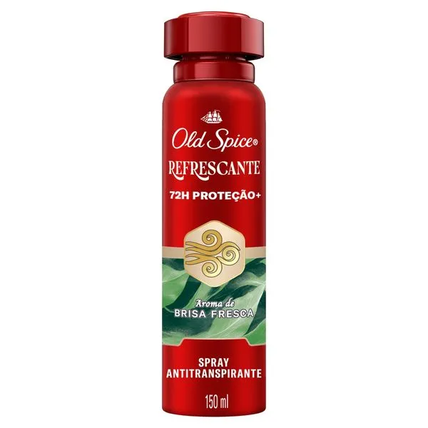 Desodorante Antitranspirante Old Spice Aerossol Refrescante 150ml