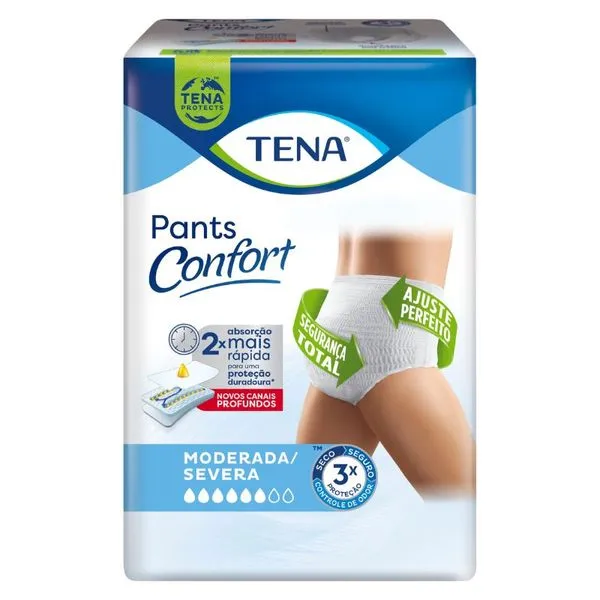 ROUPA ÍNTIMA TENA PANTS CONFORT TS CONFORRP INT TENA PANT 8 PM