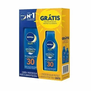 Kit Protetor Solar Nivea Protect Bronze FPS30 200ml + FPS30 100ml