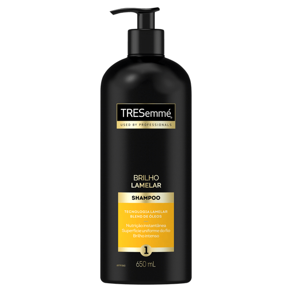 Shampoo TRESemmé Brilho Lamelar Frasco 650ml