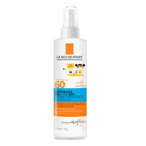 Protetor Solar Infantil Corporal La Roche-Posay FPS 60 Anthelios UVMune 400 Dermopediatrics 200ml Spray