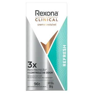 Desodorante Rexona em Creme Clinical Refresh 58g