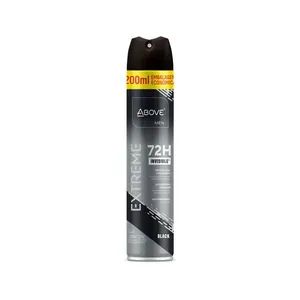 Desodorante Antitranspirante Above Men Extreme Black Invisible 72h Aerossol 200ml
