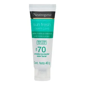 Protetor Solar Facial Neutrogena Sun Fresh Derm Care FPS70 40g